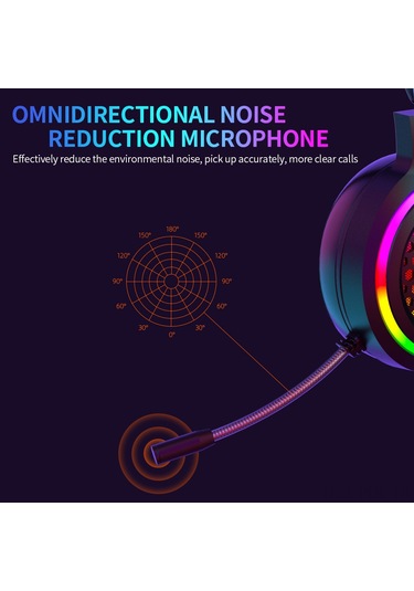 Padalink Rgb Işıklı 7.1 Usb Kablolu Oyun Kulaklığı - 50mm Hoparlör, Omnidireksiyonel Mikrofon, Müzik Ve Oyun İçin D立体 Ses, Mavi