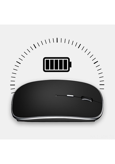 Geeroyoo Q23c 2.4g/bt5.1 Çift Modlu Kablosuz Fare - 1200dpı Ergonomik Tasarım, Sessiz Tuşlu, Pc/mac Uyumlu Q23c