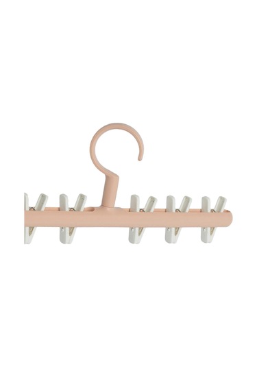 Ganzhoushop Çok İşlevli Elbise Askısı Düzenleyici Şapka Gardıropu İçin Döndürülebilir Kurutma Rafıpembe Beyaz Çok Renkli