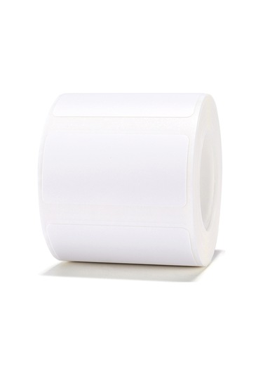 Moveevo Beyaz Termal Etiket Kağıdı 40x20mm 320 Adet - Suya Yağa Dayanıklı, Sıcaklığa Duyarlı, Etiketleyici Makineleri İçin Otomatik Yapışkan 1 Rulo