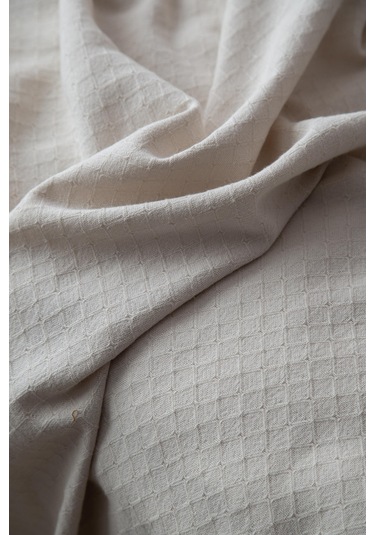 Çift Kişilik Pure Bej Nakışlı Lüks Pike Seti Bej