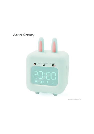 Pazly Çocuklar İçin Sevimli Tavşan Dijital Alarmlı Çalar Saat 1 Adet 1 Adet