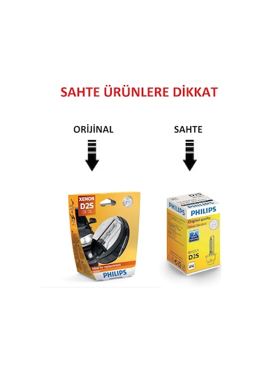 Philips D2S Xenon Standart Ampul 85122 Vis1 Ean- 8727900364910