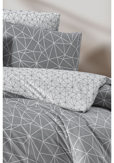 Aytunç Mavera %100 Pamuklu Tek Kişilik Nevresim Takımı 160x22... Desenli