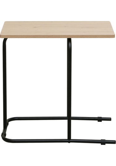 Stix Çok Amaçlı Sehpa - Ceviz / Siyah 50x30x50 Cm