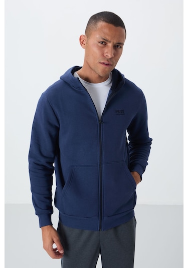 Tommy Life Hector İndigo Şardonlu Erkek Sweatshirt - 88139 Indıgo