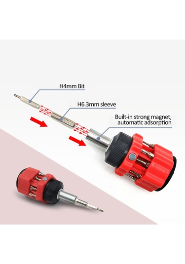 Suofeng 12 Li Ratchet Mini Tornavida Seti - Çok Amaçlı Hassas Tamir Ve Parça Çıkarma Aleti