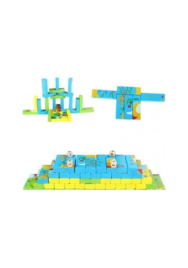 İki Oyun Bir Arada Jenga Ve 3 Puzzle