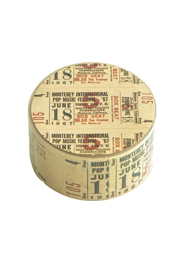 Dergi Scrapbooking Günlüğü Planlamacıları İçin 5rolls Retro Washi Bant, Renk: Yazılı Notlar, Size:written Notes Diğer