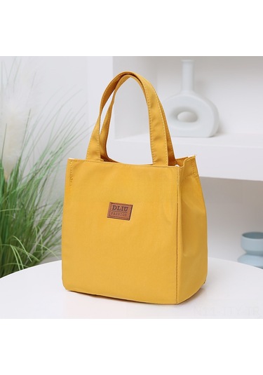 Dianziye Alüminyum Folyo İçli Isı Yalıtımlı Öğle Yemeği Çantası, Kaliteli Oxford Kumaşı, Kalın Rıhtım, Büyük Kapasite Pembe, 24 25 15 Cm