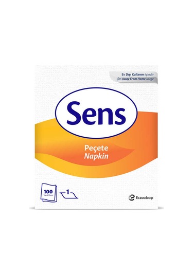Sens Peçete Napkin 100'lü 22 x 26.5 CM