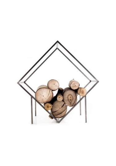 Regal Metal Odun Rafı Şömine Odunluğu