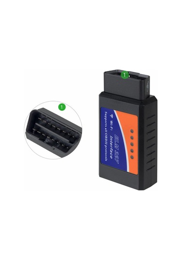Mufunye Wıfı Obd2 Araç Tarayıcı Elm327 Tarayıcı Adaptörü İos, Android Ve Windows Cihazları İçin Profesyonel Araç Arıza Dedektörü Teşhis Aracı, Kod Okuyucu Aracı