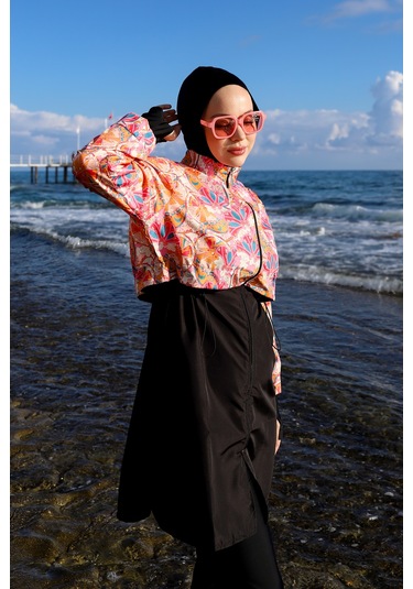 Tam Kapalı Tesettür Mayo Hale R2501 Hale01