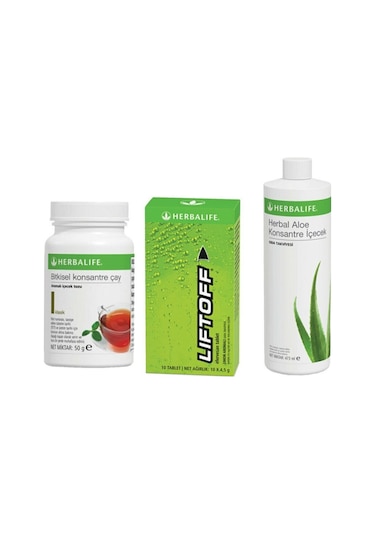 Herbalife Jet Içecek (Aloe Konsantre Içecek+ Liftoff+ 50Gr Bitkis