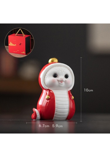 Suntek Çin Yeni Yıl Seramik Karikatür Yılan Yatak Stil-d