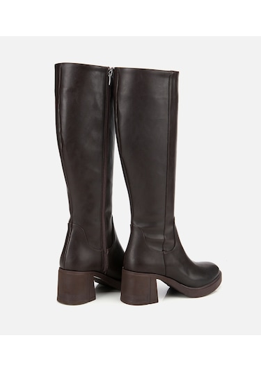 Hotiç Kadın Kahverengi Yüksek Topuklu Çizme 01cıh315220a480 01cıh315220a480 Kahverengi