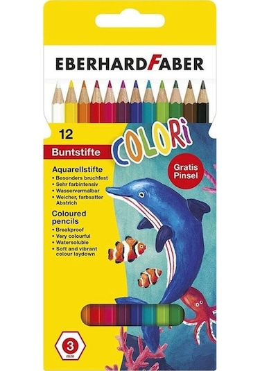Eberhard Faber Suluboya Kalemi 12 Renk