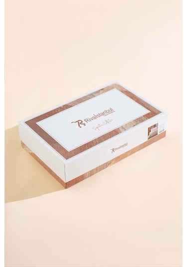 Florita Sarı Çift Kişilik Nakışlı 6 Parça %100 Pamuklu Nevresim Takımı & Çeyiz Seti