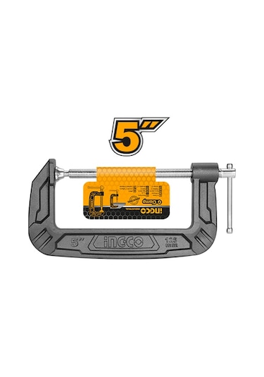 İngco Endüstriyel Çengelli G Tip Mengene 125mm HGC0105