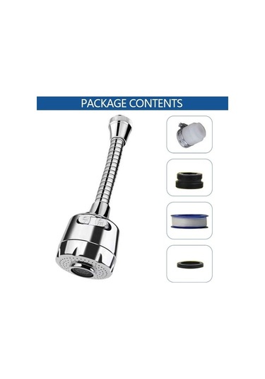 Joyhub Mingjin Shop2 2 Model-l V1 Tarzı 360 Derece Döner Mutfak Musluk Memesi Adaptörü Ayarlanabilir Mutfak Aletleri 3 Mod Genişletici Banyo Mutfak Aksesuarları Rytvm3 Renkli Çok Renkli