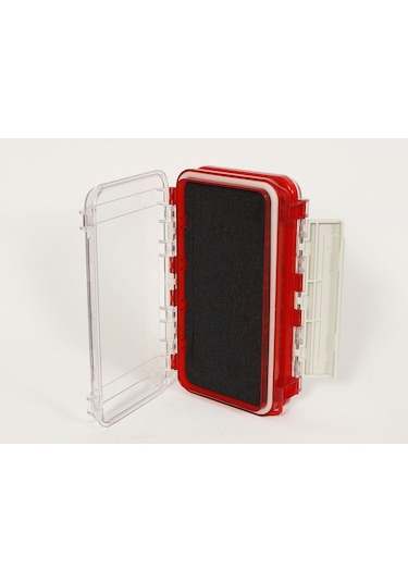 Contalı Kırmızı Çift Taraflı Eva+silikon Lrf Kutusu Balık Ekipmanlarınızı Düzenli, Güvende Tutun