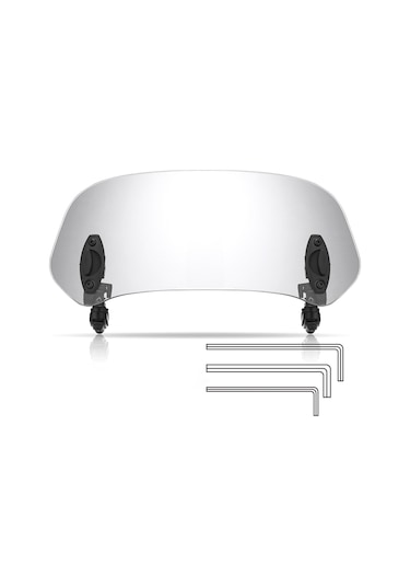 Gajeena "evrensel Motosiklet Rüzgar Koruyucu - 180 Ayarlanabilir, Sessiz Sürüş, Kolay Montaj"