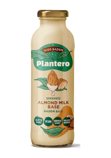 Badem Sütü Bazı Konsantre Bitkisel Süt 250gr, 6 Lt Süt, %100 Badem