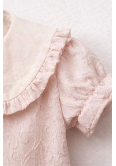 Baby Corner Fırfırlı Bebe Yaka Kız Bebek Elbise Pembe