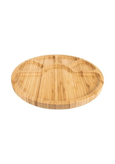 Naturalove Bambu Sunum Tabağı - 5 Bölmeli
