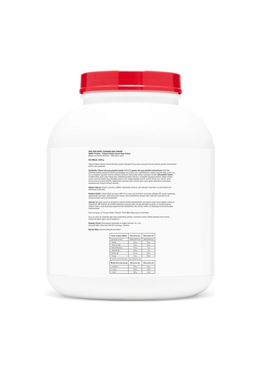 Gnc Pro Whey Protein 2201 G 64 Servis - Bisküvi Ve Krema Aromalı