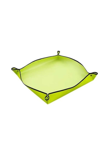 Pazly Taşınabilir Bitki Saksı Matı - Suntek 50x50cm Yeşil Değiştirme