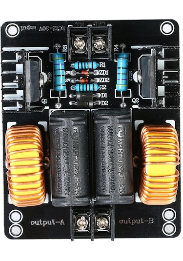 Geeroyoo 1000w Zvs İndüksiyon Isıtma Modülü, Tesla Bobini Güç Kaynağı, Düşük Voltajlı