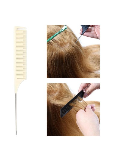 Suntek Salon Için Yeni Profesyonel Dokuma Folyo Saç Tarağı Bej