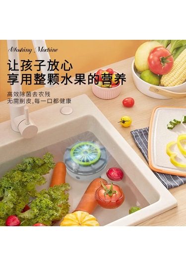Ev Büyük Kapasiteli Meyve Ve Sebze Yıkama Makinesi Mutfak Beyaz