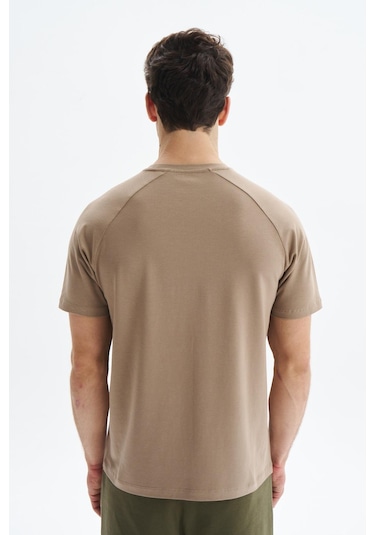 Arma Erkek Regular Fit Basic Reglan Kollu Süprem Bisiklet Yaka Tişört Y29344472202 Gri-bej G8 Gri