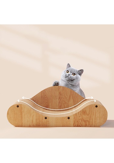 Suntek Kedi Scratcher Karton Aşınmaya Dayanıklı Salon 70x29x21cm