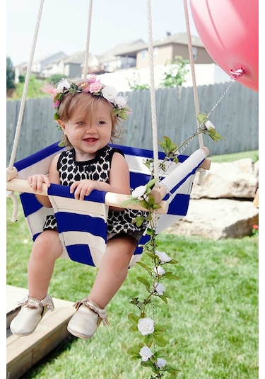 Indirimsmart Bundera Eko Üçlü Set Mavi Bebek Hamak Beşik Hoppala Zıpzıp Mavi