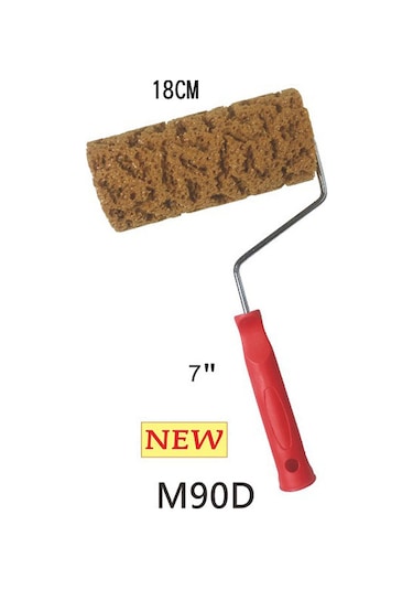 Youtek Üç Renkli Pırlanta Işıklı Sanatsal Boya Fırçası - Deniz Sporu Rulo, Ananas Desenli, Dayanıklı, Kolay Kullanım M90d