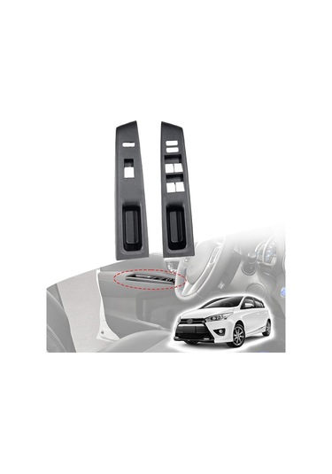 Crackedice Toyota Yaris İçin Araba Ön Cam Anahtarı Kontrol Paneli Kapağı