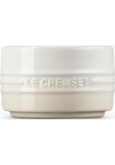 Le Creuset Seramik Ramekin, Istiflenebilir Lüks Sunum Kase Krem