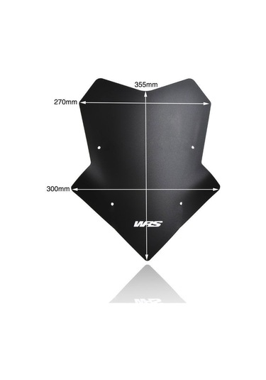Wrs Spor Rüzgâr Camı Mat Siyah - Yamaha Mt-09 Tracer 9/gt/gt+ 2021-2024