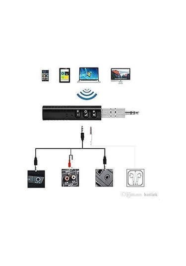 Bluetooth Aux Kiti Araç Kiti 3.5 Mm Aux Ses Bluetooth Adaptör
