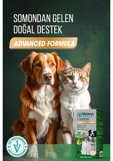 Mixtura Pharma Fjomega Kedi Ve Köpek Somon Yağı