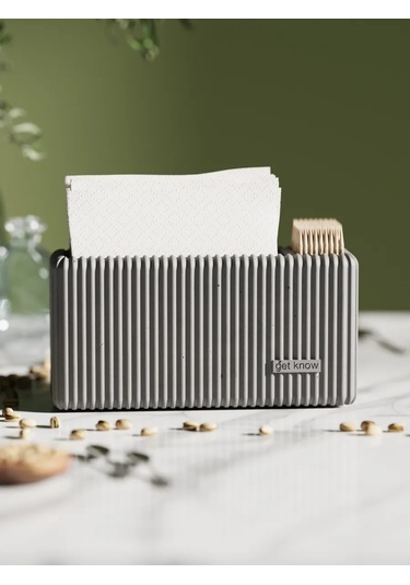 Getknow Home Mutfak Masası İçin Peçetelik 338353095 Gri