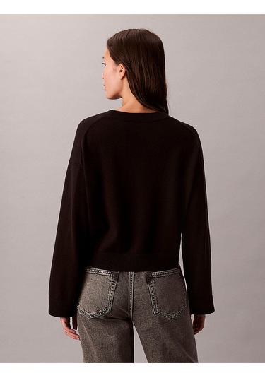 Calvin Klein Long Sleeve Smooth Cotton Ck Jac-12557 Siyah