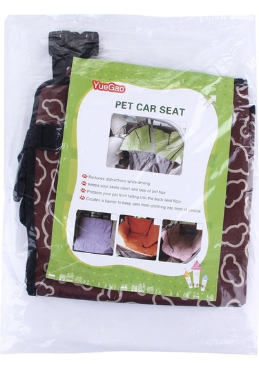 Kaymaz Katlanır Araba Ön Koltuk Desen Kapağı Pet Kedi Köpek Minderi Mat, Boyut: 100 X 50 X 0.1 Cm