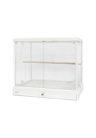 Dayang Üstten Açılır Cam Kafes Beyaz 62 x 42 x 55 CM