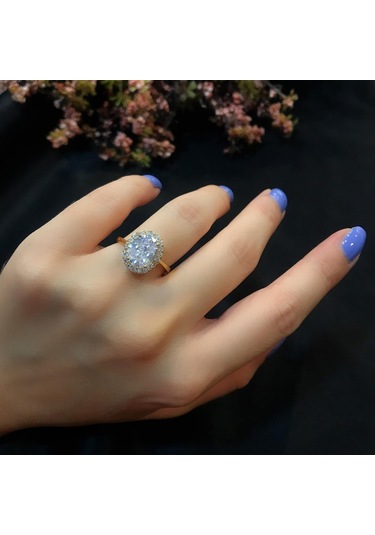 Stela Oval Taşli Yüzük - 554541518