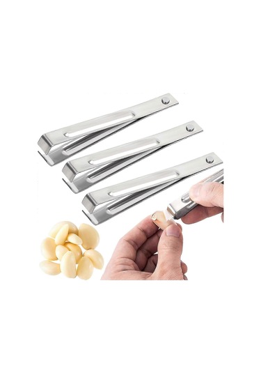 Adet Sarımsak Soyma Cımbızı, Paslanmaz Çelik Sarımsak Soyma Aleti Çok Renkli